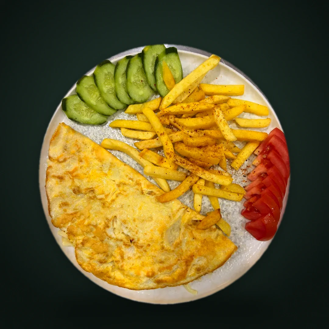 Omlet tabağı – Payidar Cafe kahvaltı menüsü